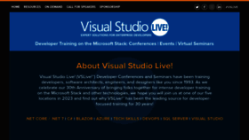 What Vslive.com website looked like in 2023 (1 year ago)