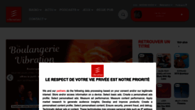 What Vibration.fr website looked like in 2023 (1 year ago)