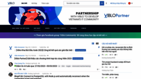 What Viblo.asia website looked like in 2023 (1 year ago)