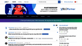 What Viblo.asia website looked like in 2023 (2 years ago)