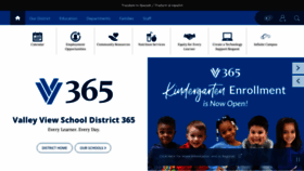 What Vvsd.org website looked like in 2023 (1 year ago)