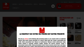 What Voltage.fr website looked like in 2023 (1 year ago)