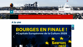 What Ville-bourges.fr website looked like in 2023 (1 year ago)