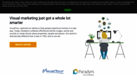 What Visualtour.com website looked like in 2023 (2 years ago)
