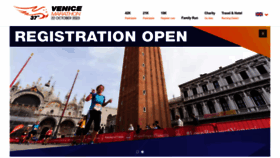 What Venicemarathon.it website looked like in 2023 (1 year ago)
