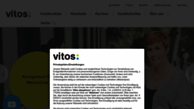 What Vitos.de website looked like in 2023 (1 year ago)