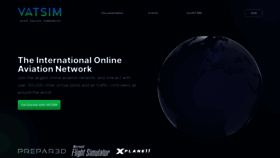 What Vatsim.net website looked like in 2023 (1 year ago)