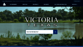 What Victoriatx.org website looked like in 2023 (1 year ago)