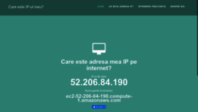 What Verificaip.ro website looked like in 2023 (1 year ago)