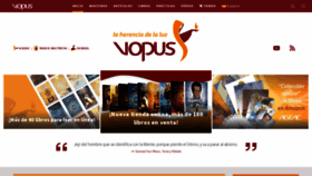 What Vopus.org website looked like in 2023 (1 year ago)