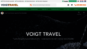 What Voigt-travel.nl website looked like in 2023 (1 year ago)
