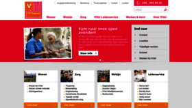 What Vivazorggroep.nl website looked like in 2023 (1 year ago)