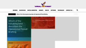 What Viralmefirst.com website looked like in 2023 (1 year ago)