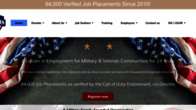 What Vetjobs.com website looked like in 2023 (1 year ago)