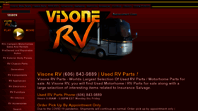 What Visonerv.com website looked like in 2023 (1 year ago)