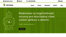 What Vas-hosting.cz website looked like in 2023 (1 year ago)