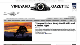 What Vineyardgazette.com website looked like in 2023 (1 year ago)