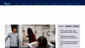 What Vijesti.me website looked like in 2023 (1 year ago)