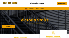 What Victoriastairs.com website looked like in 2023 (1 year ago)