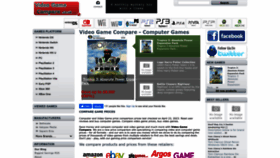 What Videogamecompare.co.uk website looked like in 2023 (1 year ago)