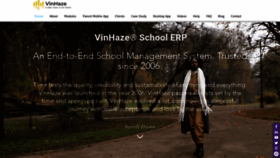 What Vinhaze.com website looked like in 2023 (This year)