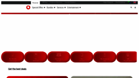 What Vodacom.co.tz website looked like in 2023 (1 year ago)