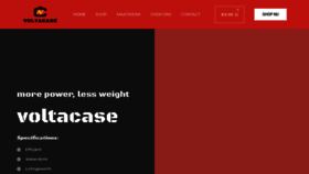 What Voltacase.com website looked like in 2023 (1 year ago)
