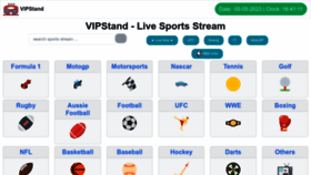 What Vipstand.com website looked like in 2023 (1 year ago)
