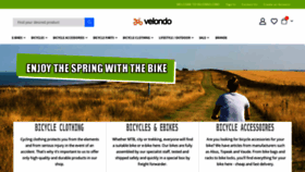 What Velondo.com website looked like in 2023 (1 year ago)