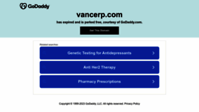 What Vancerp.com website looked like in 2023 (1 year ago)
