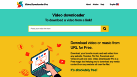 What Videodownloaderpro.net website looked like in 2023 (This year)