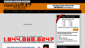 What Vienlien247.com website looked like in 2023 (This year)