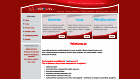 What Vasekurzy.cz website looked like in 2023 (This year)