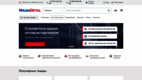 What Volgadetal.ru website looked like in 2023 (This year)