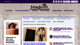 What Vintagereveries.com website looked like in 2023 (This year)