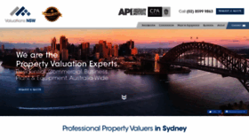 What Valuationsnsw.com.au website looked like in 2023 (This year)