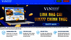 What Vin777.work website looked like in 2023 (This year)