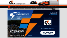 What V10.pl website looked like in 2023 (1 year ago)