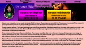 What Voyance-amour-eternel.com website looked like in 2023 (This year)