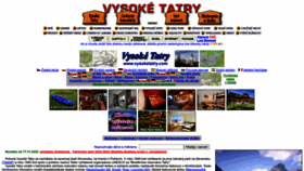 What Vysoketatry.com website looked like in 2023 (This year)