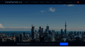 What Viewhomes.ca website looked like in 2023 (This year)