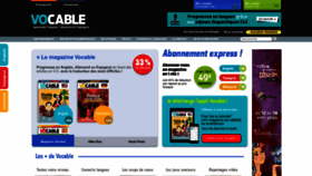 What Vocable.fr website looked like in 2023 (This year)
