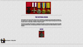 What Victoriacross.org.uk website looked like in 2023 (This year)