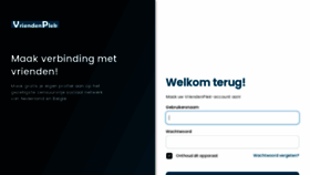 What Vriendenplek.nl website looked like in 2023 (This year)