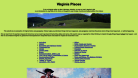 What Virginiaplaces.org website looked like in 2023 (This year)