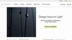 What Vibia.com website looked like in 2023 (This year)