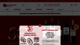 What Vinoseleccion.com website looked like in 2023 (This year)