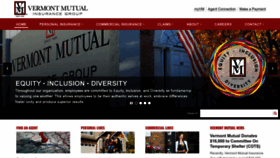 What Vermontmutual.com website looked like in 2023 (This year)