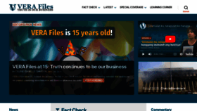 What Verafiles.org website looked like in 2023 (This year)