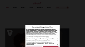 What Vip.de website looked like in 2023 (This year)